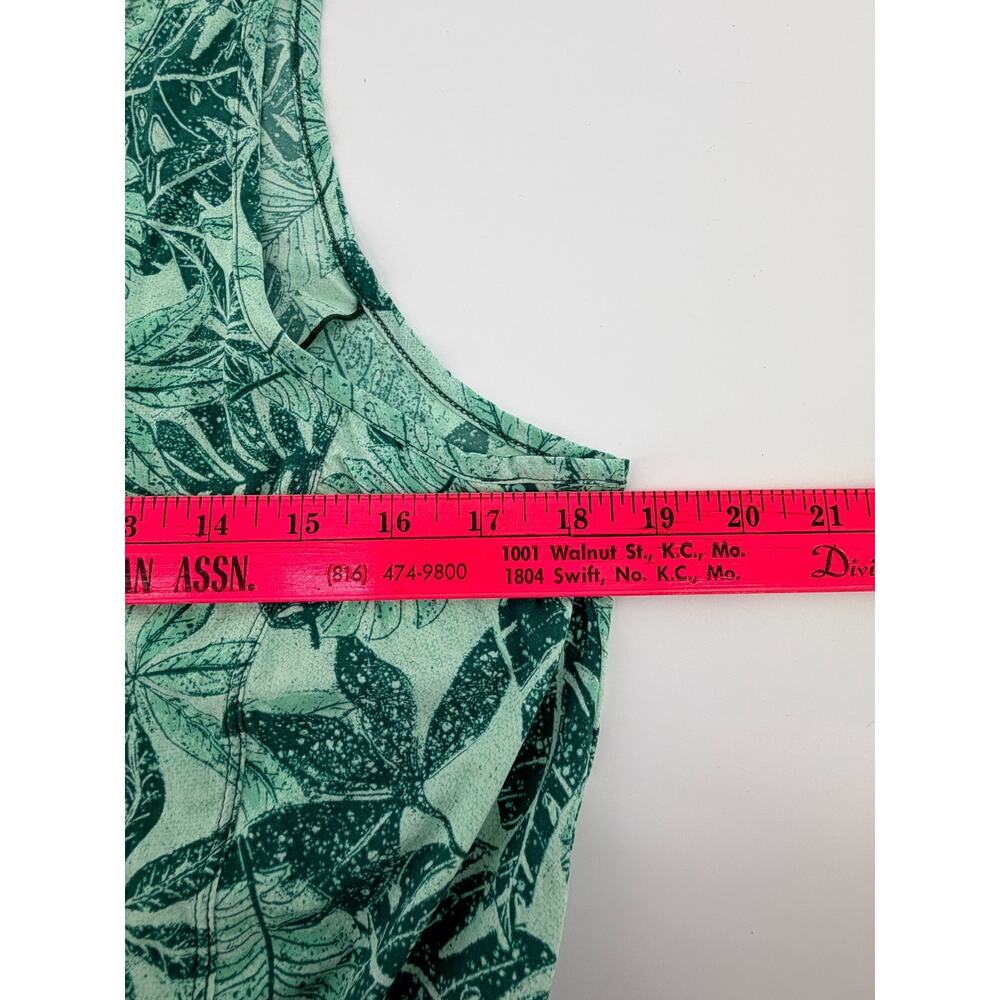 Toad&Co Sunkissed Maxi Dress Medium Kelp Green Botanic Print NWT Sustainable $95 - Picture 9 of 10